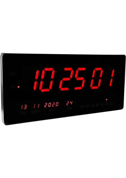 LED Dijital Duvar Saati Basit Şık USB Masaüstü Takvim Hafta Ay Göstergeli Saat DC5V 110‑ (Yurt Dışından)