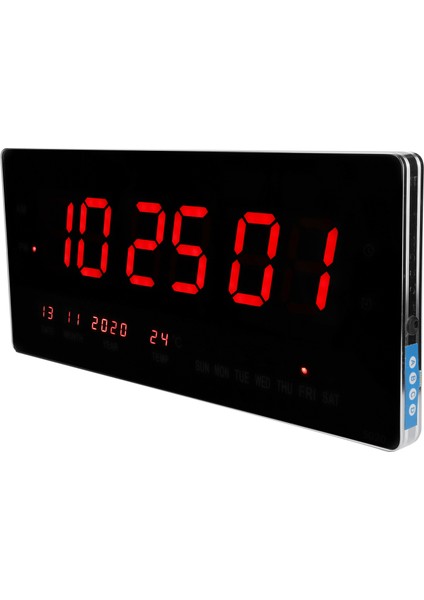 LED Dijital Duvar Saati Basit Şık USB Masaüstü Takvim Hafta Ay Göstergeli Saat DC5V 110‑ (Yurt Dışından)