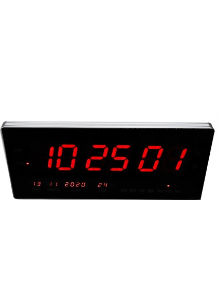 LED Dijital Duvar Saati Basit Şık USB Masaüstü Takvim Hafta Ay Göstergeli Saat DC5V 110‑ (Yurt Dışından)