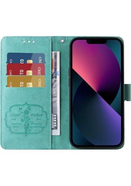 Oppo Reno 13F Deri Kart Yuvaları Çiçek Flip Için Flip Case (Yurt Dışından) indirimleri