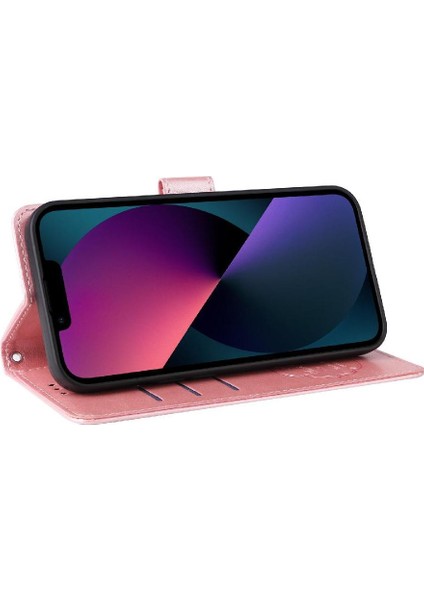 Oppo Reno 13F Deri Kart Yuvaları Çiçek Flip Için Flip Case (Yurt Dışından) fırsatları
