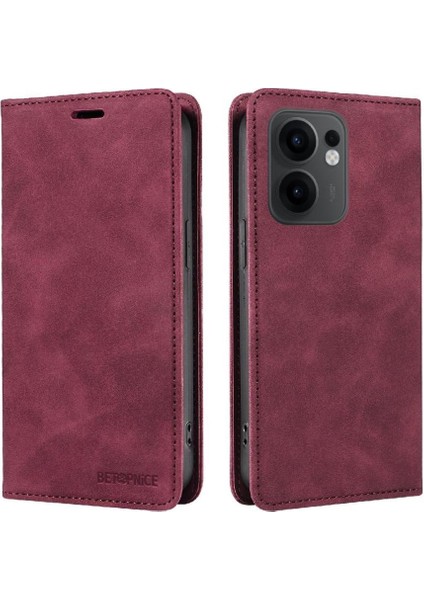Oppo Reno 13F Manyetik Pu Deri Folio Cüzdan Koruyucu Kılıf (Yurt Dışından)