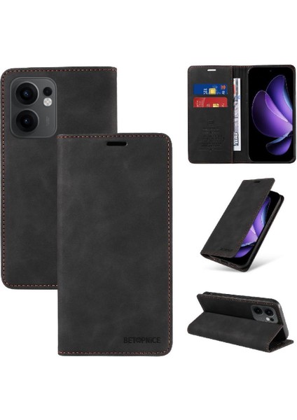 Oppo Reno 13F Manyetik Pu Deri Folio Cüzdan Koruyucu Kılıf (Yurt Dışından)