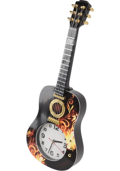 Duvar Saati Sessiz Simülasyon Ukulele Şekilli Dekoratif Çalar Saat Yatak Odası Öğrenci Yurt Ofis 5681 Ukulele (46X17.5X4.5CM / 18.1x6.9x1.8in) (Yurt Dışından) modelleri