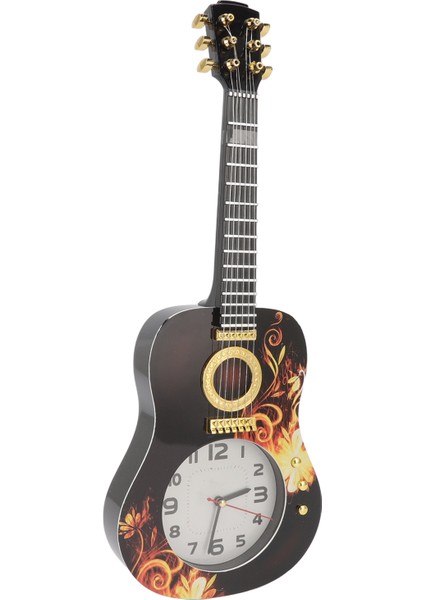 Duvar Saati Sessiz Simülasyon Ukulele Şekilli Dekoratif Çalar Saat Yatak Odası Öğrenci Yurt Ofis 5681 Ukulele (46X17.5X4.5CM / 18.1x6.9x1.8in) (Yurt Dışından) fırsatları