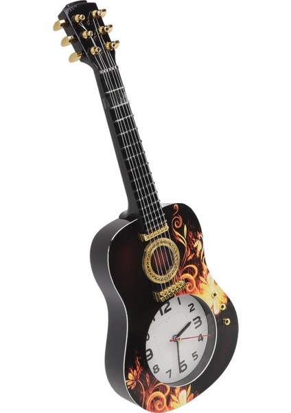Duvar Saati Sessiz Simülasyon Ukulele Şekilli Dekoratif Çalar Saat Yatak Odası Öğrenci Yurt Ofis 5681 Ukulele (46X17.5X4.5CM / 18.1x6.9x1.8in) (Yurt Dışından) indirimleri