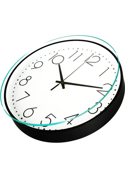 8 Inç Sessiz Duvar Saati Tik Tak Etmeyen Dekoratif Kolay Okunabilen Yuvarlak Duvar Saati Ev Oturma Odası Siyah Çerçeve Beyaz Bootom Siyah Kelime (Yurt Dışından) fiyatları