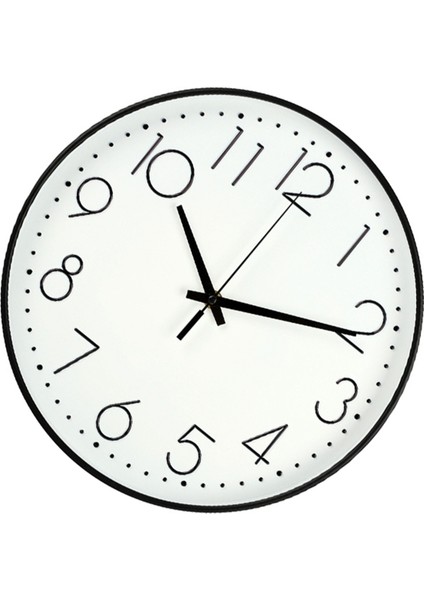8 Inç Sessiz Duvar Saati Tik Tak Etmeyen Dekoratif Kolay Okunabilen Yuvarlak Duvar Saati Ev Oturma Odası Siyah Çerçeve Beyaz Bootom Siyah Kelime (Yurt Dışından) modelleri
