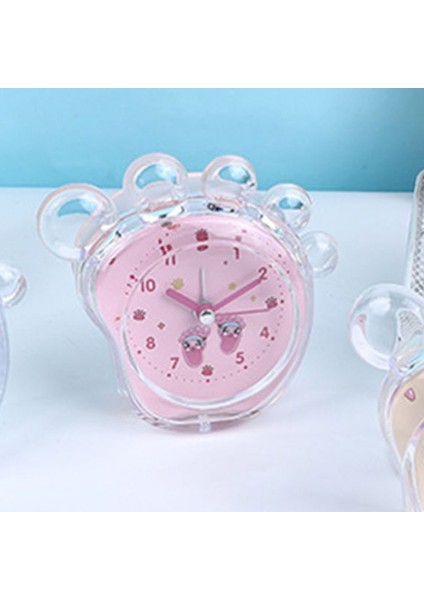 Ayak Şeklinde Çalar Saat Sevimli Karikatür Kristal Jöle Rengi Kendin Yap Çocuk Çalar Saat Yatak Odası Pembe (Yurt Dışından) modelleri