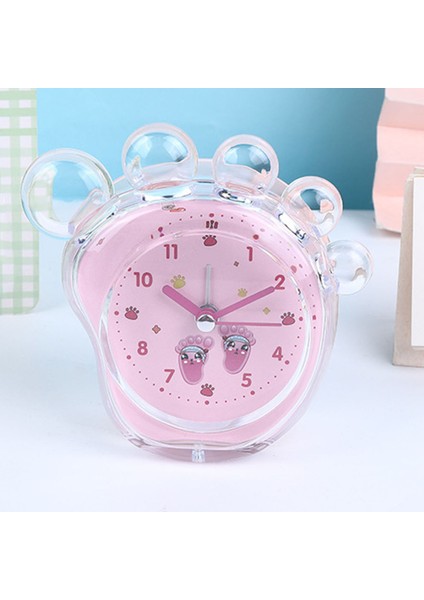 Ayak Şeklinde Çalar Saat Sevimli Karikatür Kristal Jöle Rengi Kendin Yap Çocuk Çalar Saat Yatak Odası Pembe (Yurt Dışından) indirimleri
