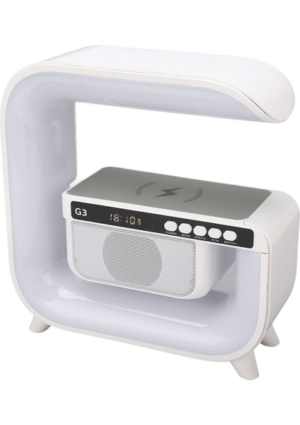 Bluetooth Hoparlör 15W Fm Radyo Kablosuz Şarj LED Gece Lambası 5V Ev Dekorasyonu Ofis Için (Yurt Dışından) fiyatları