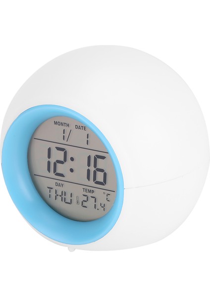 LED 7 Renk Değişimi Alarm Saati Uyanma Işığı Saati Dijital Ekran (Yurt Dışından) fırsatları