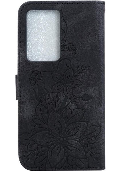 Realme C75 4g Manyetik Kabartmalı Zambak Kart Tutucu Cüzdan Için Flip Case (Yurt Dışından) indirimleri