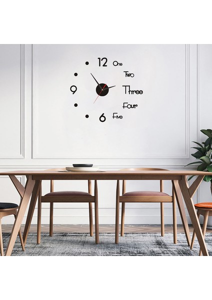 Duvar Saati Çerçevesiz Dekoratif Sessiz Duvar Sanat Saati Oturma Odası Yatak Odası Için (Yurt Dışından) fiyatları