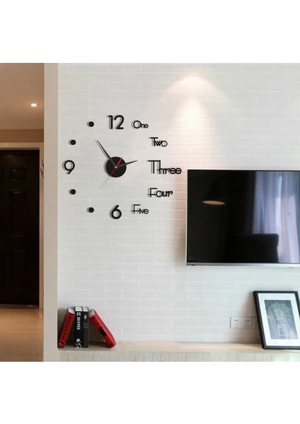Duvar Saati Çerçevesiz Dekoratif Sessiz Duvar Sanat Saati Oturma Odası Yatak Odası Için (Yurt Dışından) fırsatları