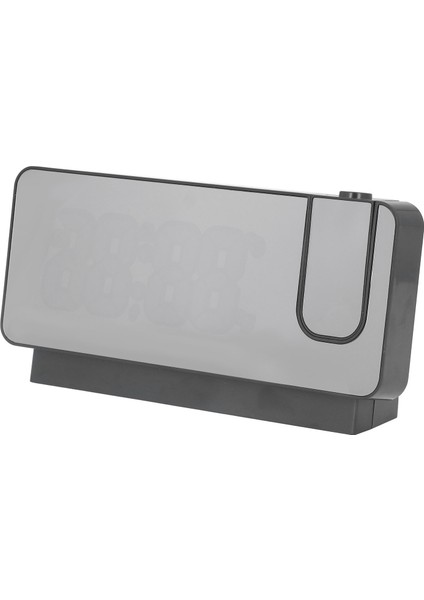 Dijital Çalar Saat 180° Döndürülebilir Projeksiyon 4 Seviye Parlaklık Led Ayna Ekranı Ev Ofis Yatak Odası Beyaz Işık (Yurt Dışından) fiyatları