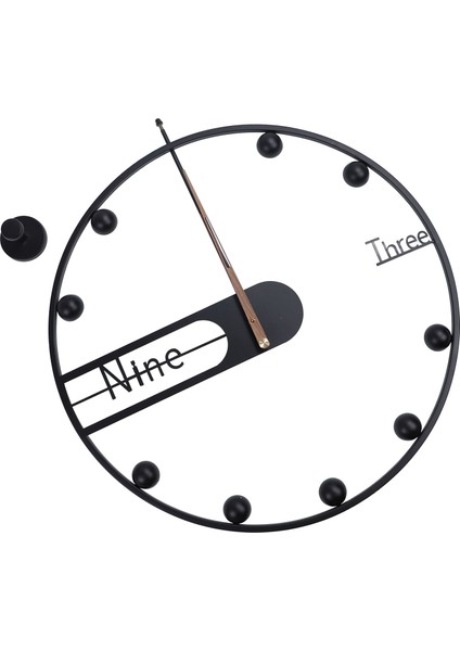 60CM Büyük Duvar Saatleri Sessiz Yuvarlak Minimalist Retro Stil Duvar Saatleri Dekoratif Modern Duvar Dekor Saati (Yurt Dışından) fiyatları