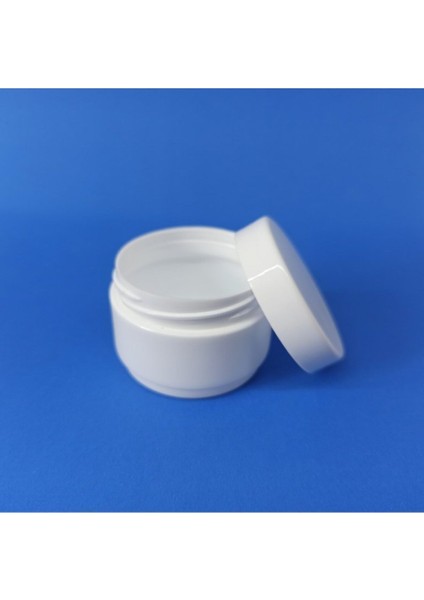 Beyaz 25ML Mini Boş Krem Kutusu 50 Adet, Hafif ve Kullanışlı Kozmetik Kapsülleri fiyatları