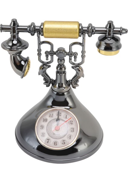 Vintage Telefon Çalar Saat Benzersiz Zarif Doğru Zaman Başucu Saati Dekorasyonu Ev Kafe Ofis Yf020 1 (Yurt Dışından) modelleri