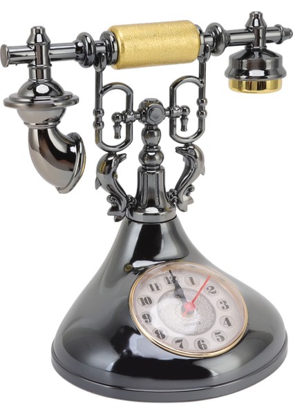 Vintage Telefon Çalar Saat Benzersiz Zarif Doğru Zaman Başucu Saati Dekorasyonu Ev Kafe Ofis Yf020 1 (Yurt Dışından) fırsatları