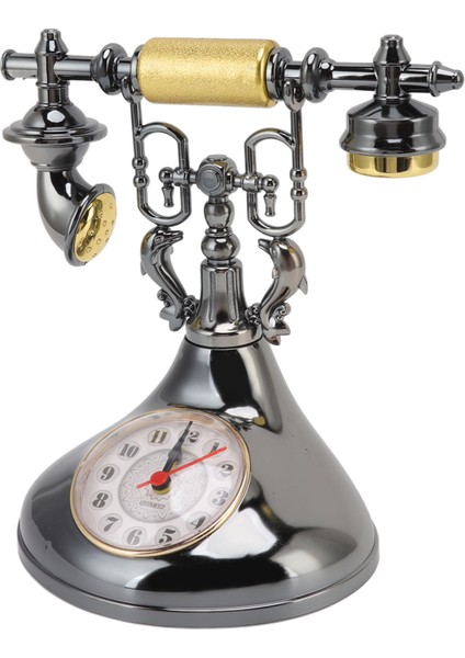 Vintage Telefon Çalar Saat Benzersiz Zarif Doğru Zaman Başucu Saati Dekorasyonu Ev Kafe Ofis Yf020 1 (Yurt Dışından) indirimleri