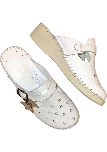 825-1 Hakiki Deri Kadın Sabo Terlik indirimleri