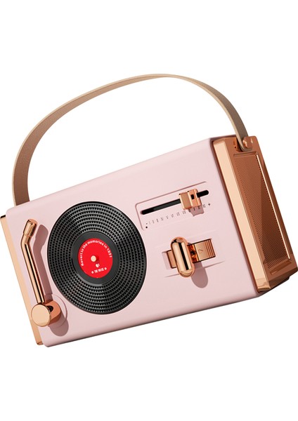 Açık Hava Bluetooth Hoparlör Taşınabilir Dekoratif Yüksek Ses Si Usb Çubukları Destek Retro Bluetooth Hoparlör Oturma Odası Ofis Sakura Pembe (Yurt Dışından) fırsatları