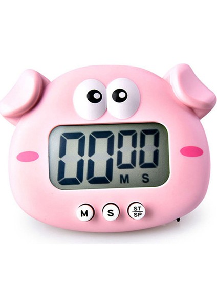 Zamanlayıcı Çalar Saat Hassas Zaman Tutma Dijital Mutfak Zamanlayıcısı Ev Öğrencileri Için Pişirme Zamanlayıcıları Pembe (Yurt Dışından)
