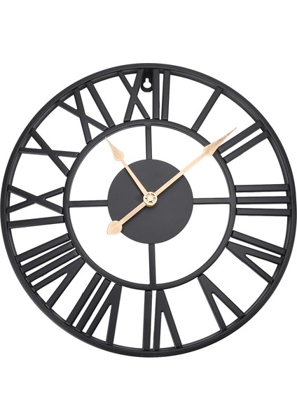Metal Duvar Saati Dekor Pil ile Çalışan Sessiz Yuvarlak Retro Stil Demir Büyük Duvar Saati Oturma Odası Yatak Odası Mutfak Ofis Için (Yurt Dışından) fiyatları
