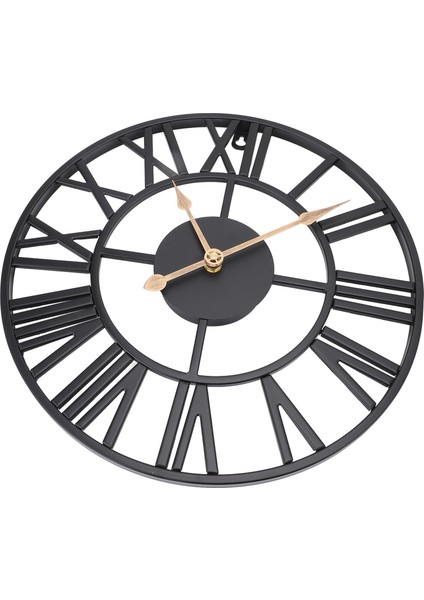 Metal Duvar Saati Dekor Pil ile Çalışan Sessiz Yuvarlak Retro Stil Demir Büyük Duvar Saati Oturma Odası Yatak Odası Mutfak Ofis Için (Yurt Dışından) fırsatları