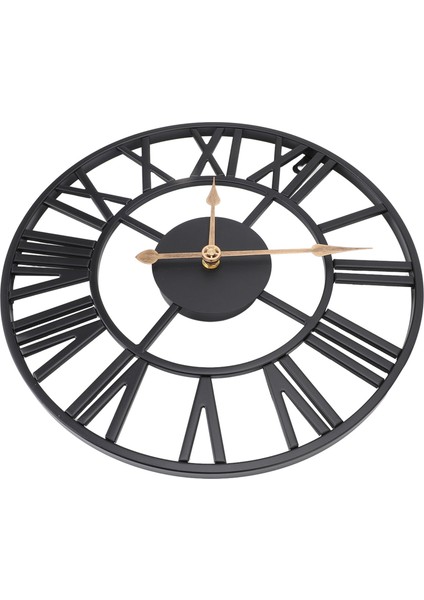 Metal Duvar Saati Dekor Pil ile Çalışan Sessiz Yuvarlak Retro Stil Demir Büyük Duvar Saati Oturma Odası Yatak Odası Mutfak Ofis Için (Yurt Dışından) indirimleri