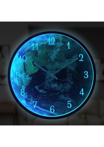 Ses Kontrollü Indüksiyon LED Aydınlatmalı Mini Gece Lambası Duvar Saati Ev Yatak Odası Dekorasyonu Beyaz (Yurt Dışından) fiyatları