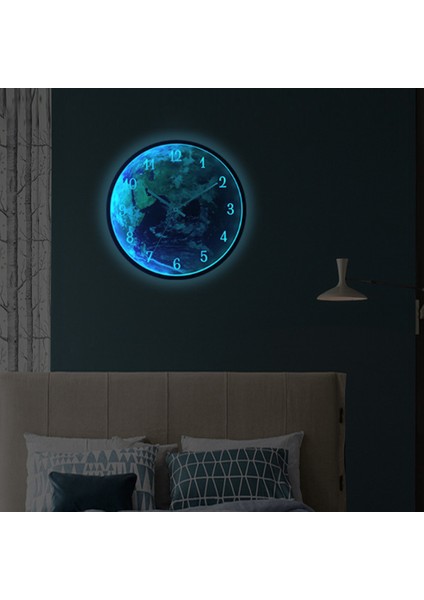 Ses Kontrollü Indüksiyon LED Aydınlatmalı Mini Gece Lambası Duvar Saati Ev Yatak Odası Dekorasyonu Beyaz (Yurt Dışından) modelleri