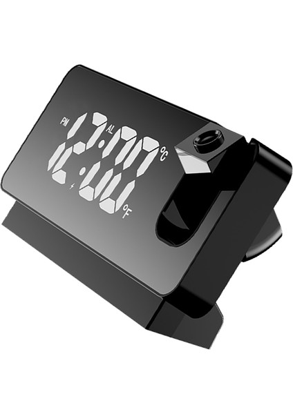 Projeksiyonlu Çalar Saat Büyük Ekran Çok Yönlü Sessiz Aydınlık Tasarım Usb Yatak Odası Dijital Projeksiyonlu Çalar Saat Ev Yatak Odası Siyah (Yurt Dışından) modelleri