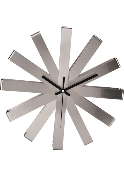 Duvar Saati Paslanmaz Çelik Sessiz Modern Dekoratif Asılı Saat Yatak Odası Oturma Odası Için (Yurt Dışından)