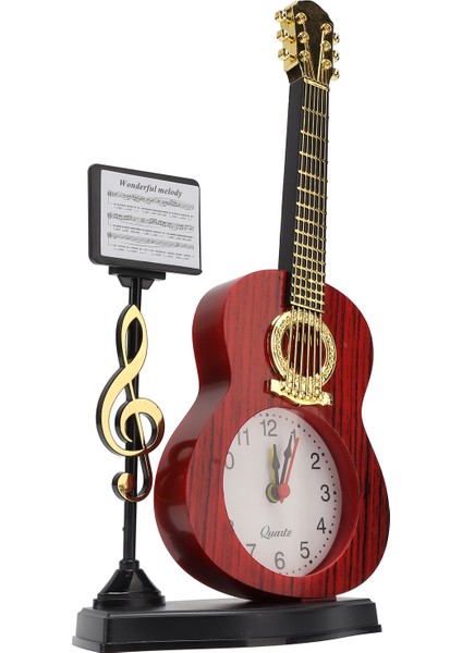 Keman Çalar Saat Benzersiz Görünüm Yenilikçi Çalar Saat Ev Oturma Odası Masaüstü Dekorasyon Ler 2166b (Yükseklik 24.2cm) (Yurt Dışından) modelleri