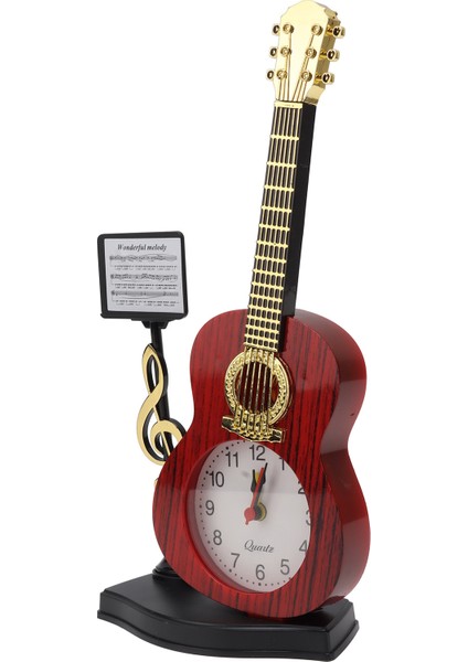 Keman Çalar Saat Benzersiz Görünüm Yenilikçi Çalar Saat Ev Oturma Odası Masaüstü Dekorasyon Ler 2166b (Yükseklik 24.2cm) (Yurt Dışından) indirimleri