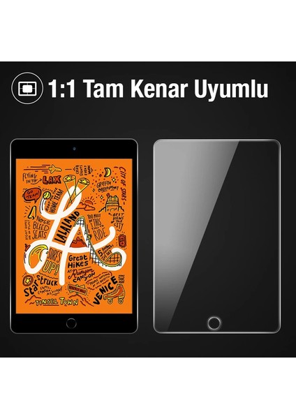 Ally iPad 9.7 Tempered Kırılmaz Cam Ekran KORUYUCU-(5775) - EMY9351-7469 modelleri