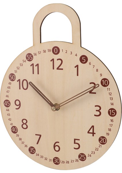 Vintage Dekoratif Saat Basswood Kontrplak Minimalist Sessiz Çiftlik Evi Duvara Monte Saat Ev Için A‑2 (Yurt Dışından) fırsatları