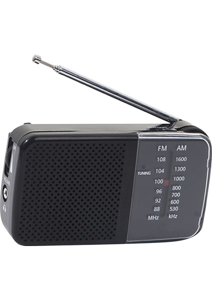 Taşınabilir Am Fm Kısa Dalga Radyo Küçük Retro Vintage Radyo Pil ile Çalışan Taşınabilir El Radyosu Ev Anteni Tarzı Siyah (Yurt Dışından) fırsatları