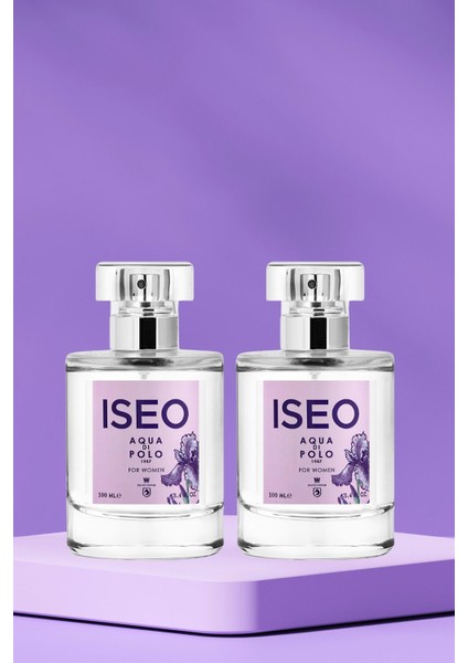 Iseo 100 ml EDP İkili Kadın Çiçeksi, Meyvemsi Parfüm Seti STCC021370
