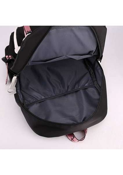 Kuromi Sevimli ve Şık Büyük Kapasiteli USB Portlu Aksesuarlı Öğrenci Okul Sırt Çantası (Yurt Dışından) fiyatları