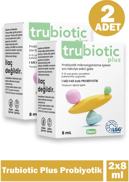 Plus Probiyotik 8 ml 2 Adet