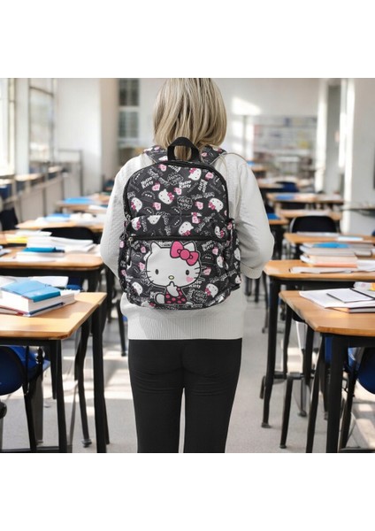 Hello Kity Temalı Geniş Kapasite Öğrenci Tarz 4 Parça Kalemlik Beslenme Set Okul Sırt Çantası (Yurt Dışından) fiyatları
