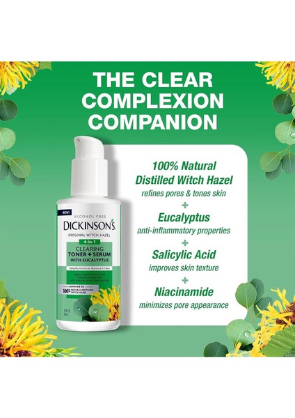 Dickinson's Cadı Fındığı ve Okaliptüs Özlü Arındırıcı Tonik + Serum 118ML fırsatları