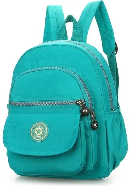 Yeni Feminina Su Geçirmez Naylon Çipler Kadın Sırt Çantaları Kadın Okul Sırt Çantaları Genç Kızlar Mochila Seyahat Çantası Gündelik El Çantası: Koyu Mor (Yurt Dışından)