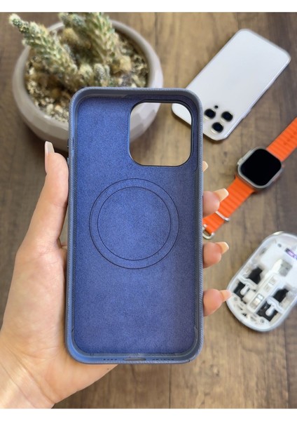iPhone 13 Pro Max Uyumlu Kadife Yüzeyli Magsafe Uyumlu Premium Kılıf SOOCASE691 modelleri