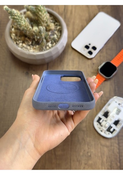 iPhone 13 Pro Max Uyumlu Kadife Yüzeyli Magsafe Uyumlu Premium Kılıf SOOCASE691 fırsatları