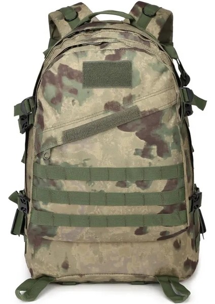 Açık Spor Kampı Sırt Çantası Yürüyüşü Yürüyüş Okulu Çantası Seyahat Bisiklet Yürüyüş Büyük Kapasite Sırıltısı 3D Taktik Sırt Çantası Renk: A-Atcs-Fg (Yurt Dışından)