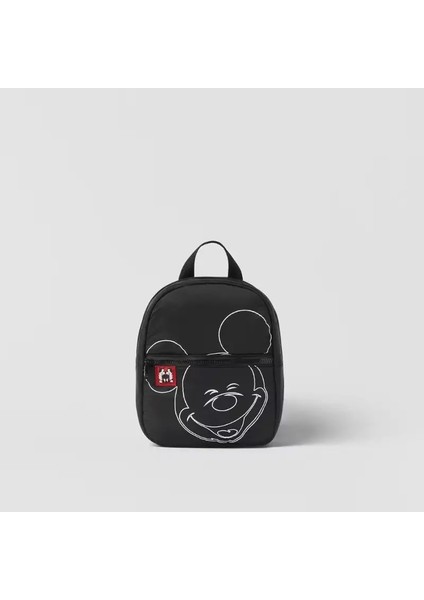 Disney Erkekler ve Kızlar Için Yeni Sevimli Okul Çantası Siyah Mickey Baskı Hafif Çocuklar Sırt Çantası Anaokulu Küçük Backpackcolor: Siyah/boyut: 25X22X10CM (Yurt Dışından)